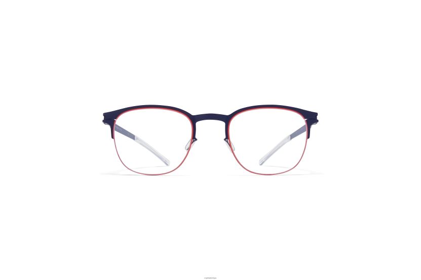 MYKITA neville 1 numara gözlük çerçeve: lacivert/paslı kırmızı X08XH8343