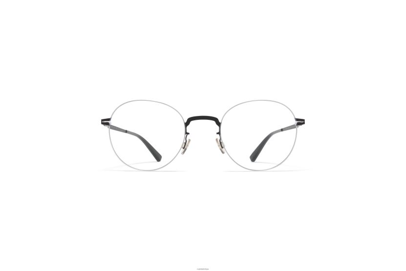 MYKITA akemi daha az çerçeveli gözlükler çerçeve: gümüş/siyah X08XH8688