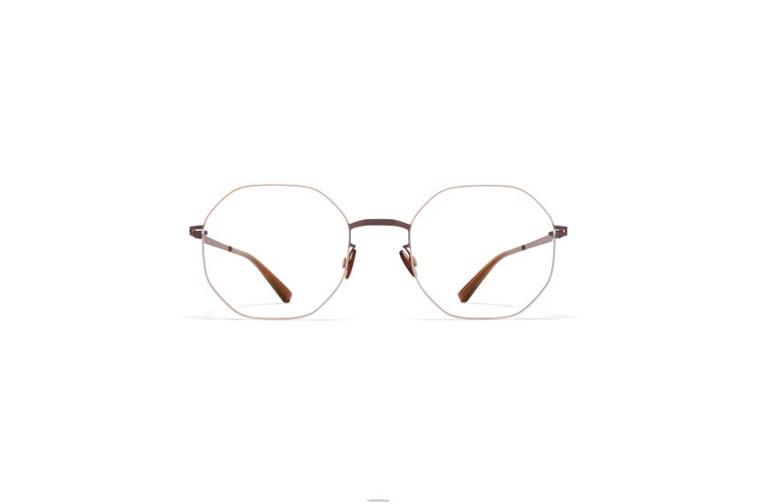 MYKITA kaori daha az çerçeveli gözlükler çerçeve: mocca/safran X08XH8570