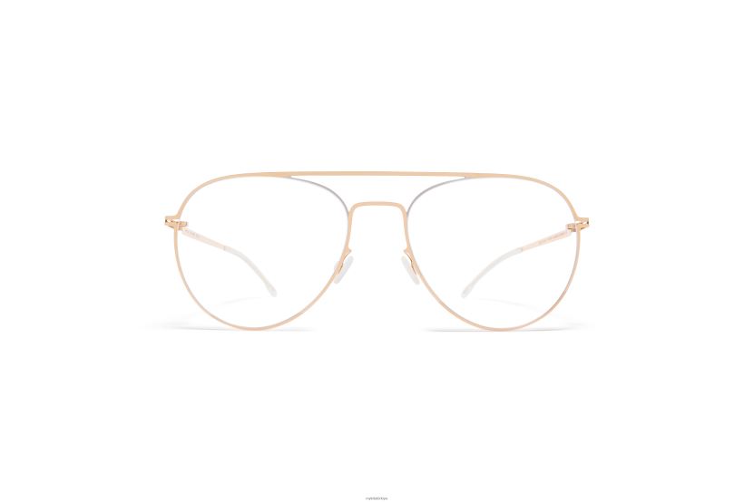 MYKITA eero hafif gözlük çerçeve: gümüş/şampanya altın X08XH8246
