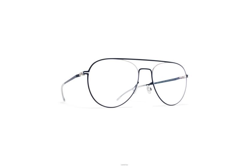 MYKITA eero hafif gözlük çerçeve: gümüş/lacivert X08XH8244