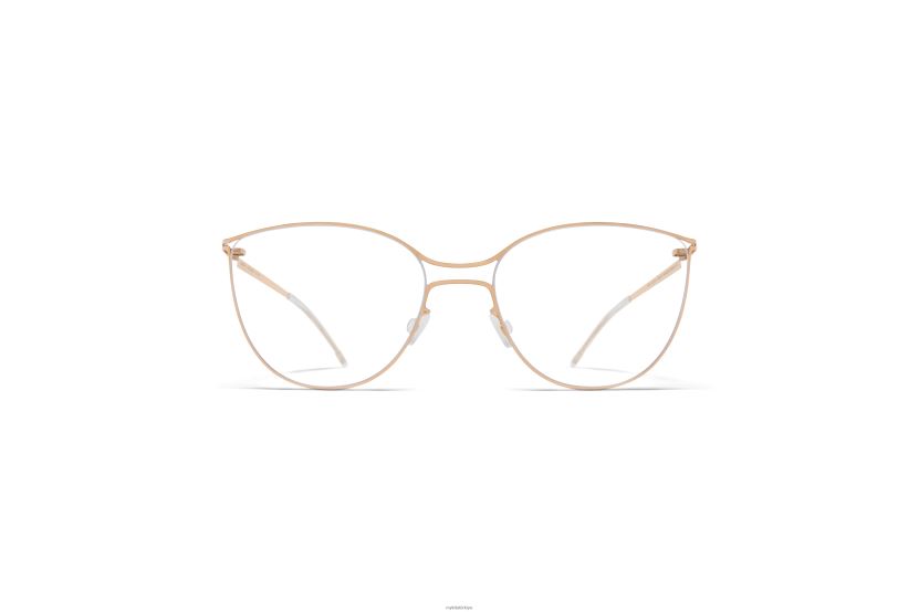 MYKITA güzel hafif gözlük çerçeve: gümüş/şampanya altın X08XH8770