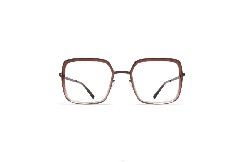 MYKITA layana hafif gözlük çerçeve: a64 mocca/kahverengi gradyan X08XH8406