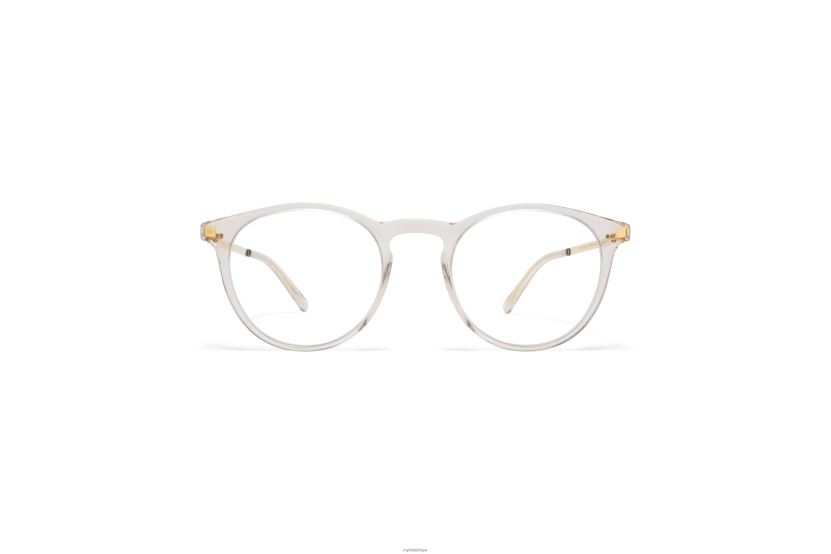 MYKITA talini hafif gözlük çerçeve: c1 şampanya/parlak altın X08XH8666