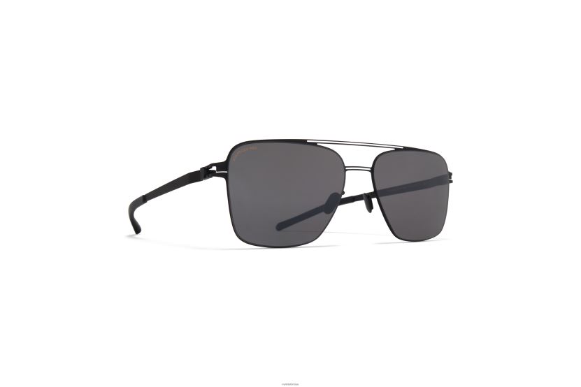 MYKITA Bernie no1 güneş gözlüğü çerçeve: siyah/beyaz|objektif: polarize pro hi-con gri X08XH86