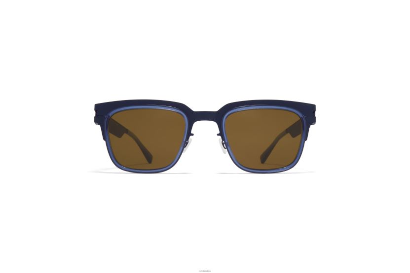 MYKITA raymond asetat güneş gözlüğü çerçeve: a62 indigo/derin okyanus X08XH8160