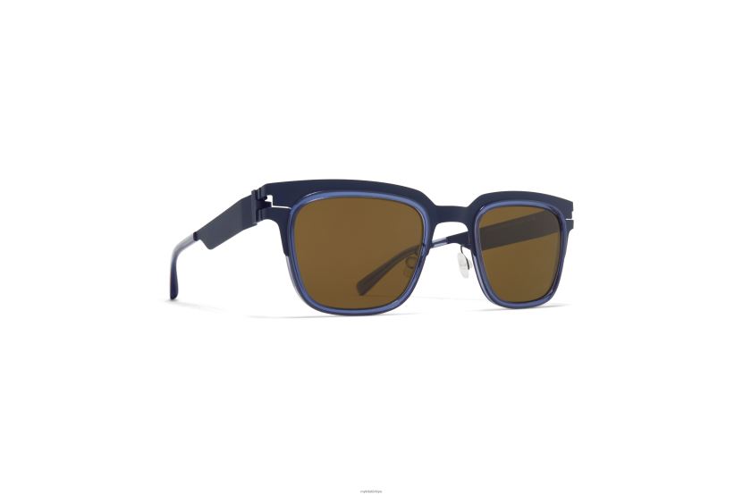 MYKITA raymond asetat güneş gözlüğü çerçeve: a62 indigo/derin okyanus X08XH8160
