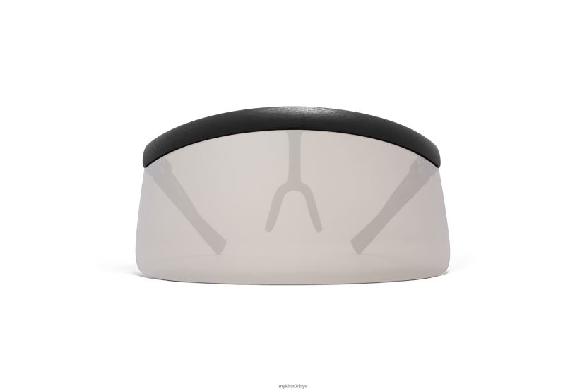 MYKITA papatya bernhard willhelm güneş gözlüğü çerçeve: md1 zifiri siyah|lens: gümüş flaş kalkanı X08XH885