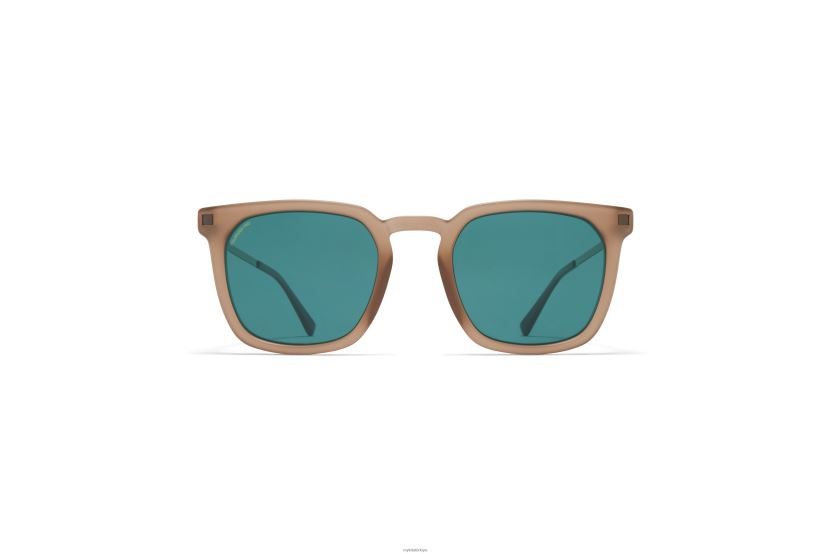 MYKITA borga lite güneş gözlüğü çerçeve: c106 mat taupe/parlak grafit|objektif: polarize pro okyanus mavisi X08XH8112