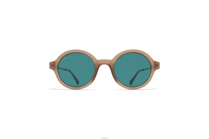MYKITA esbo lite güneş gözlüğü çerçeve: c106 mat taupe/parlak grafit|objektif: polarize pro okyanus mavisi X08XH8178