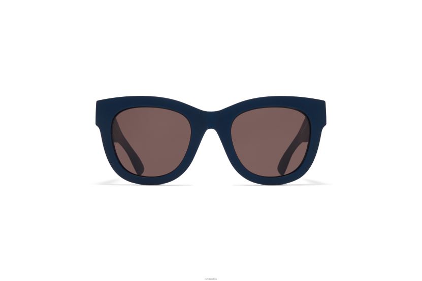 MYKITA çiy mylon güneş gözlüğü çerçeve: md34 indigo|lens: kahverengi katı X08XH8137